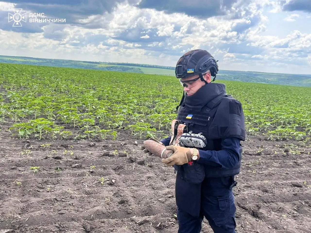 На Вінниччині сапери знищили снаряд часів Другої світової війни