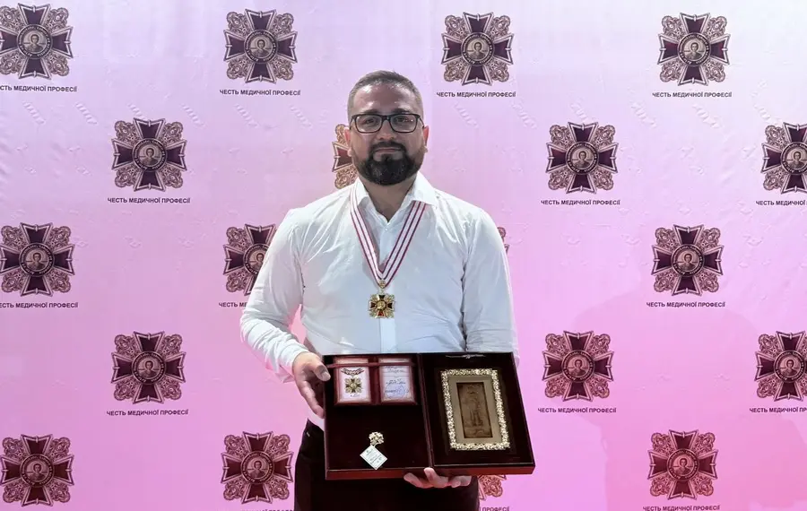Лікар з Вінниччини нагороджений Орденом Святого Пантелеймона за професіоналізм та милосердя
