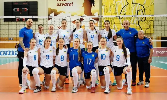 Женская сборная Украины U-22 по волейболу вышла на молодежный чемпионат Европы