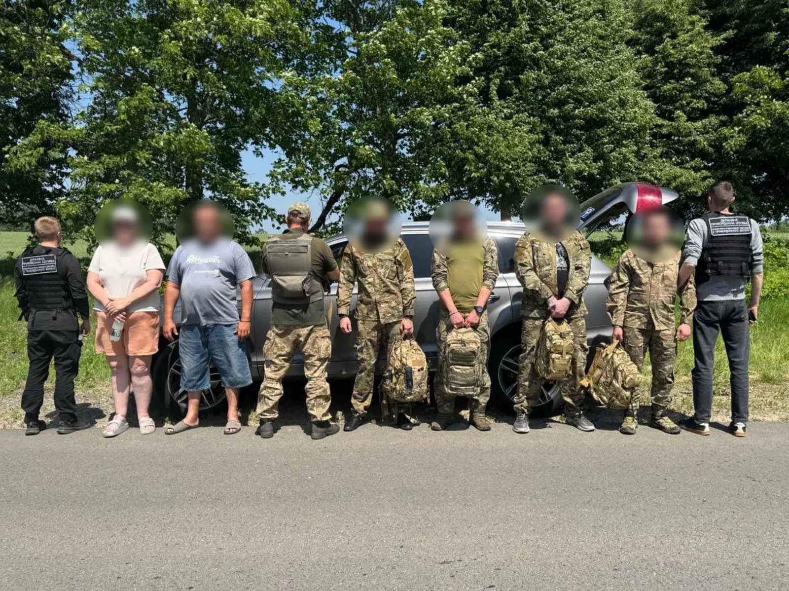 На Одещині «липові» військові намагалась втекти за кордон (фото)