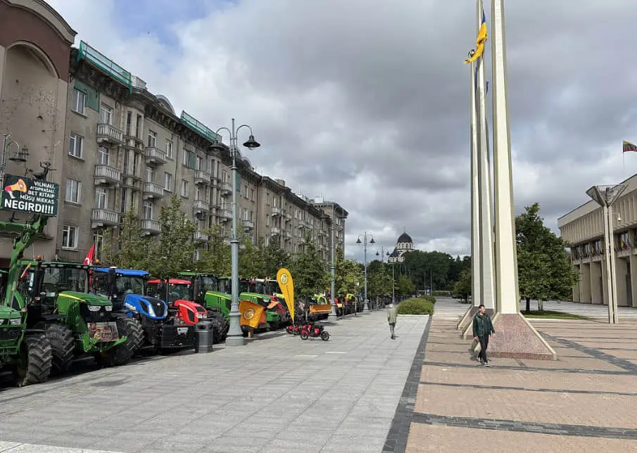У Вільнюсі пройде другий протест фермерів проти податкової реформи