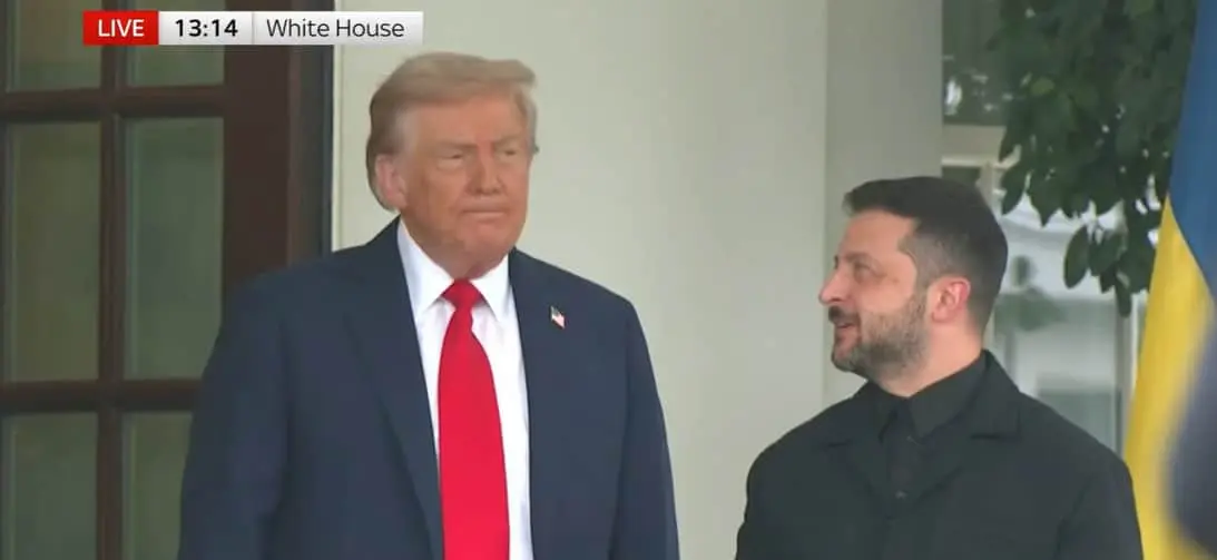 Зеленський прибув до Білого дому на переговори з Трампом