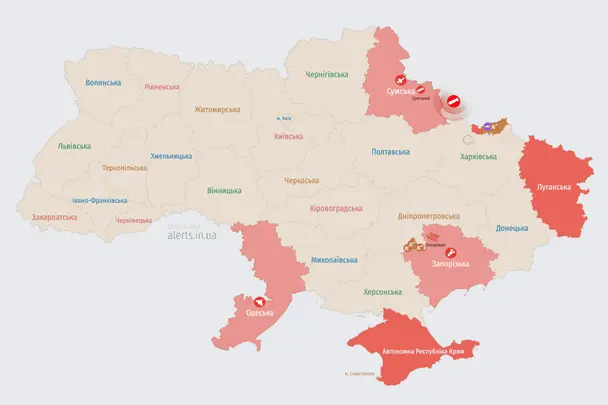 Ворог атакує Україну БпЛА: куди прямують цілі