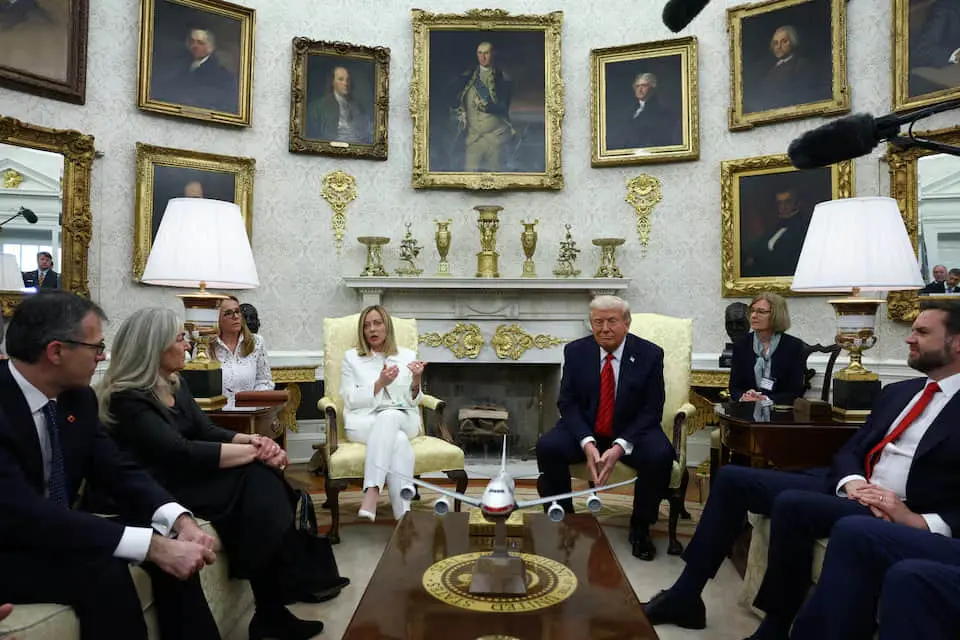 Мелоні – Трампу: Рішучість щодо Ірану потрібно проявити й щодо війни в Україні