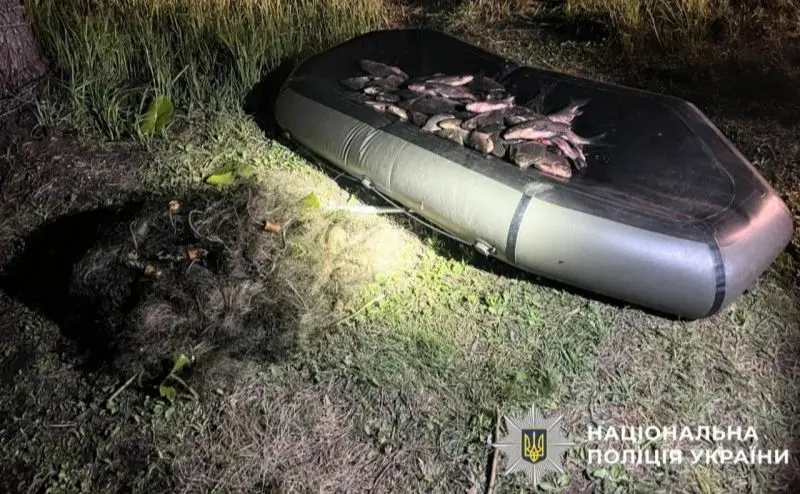 Житель села Глібівка наловив риби на 130 тисяч гривень