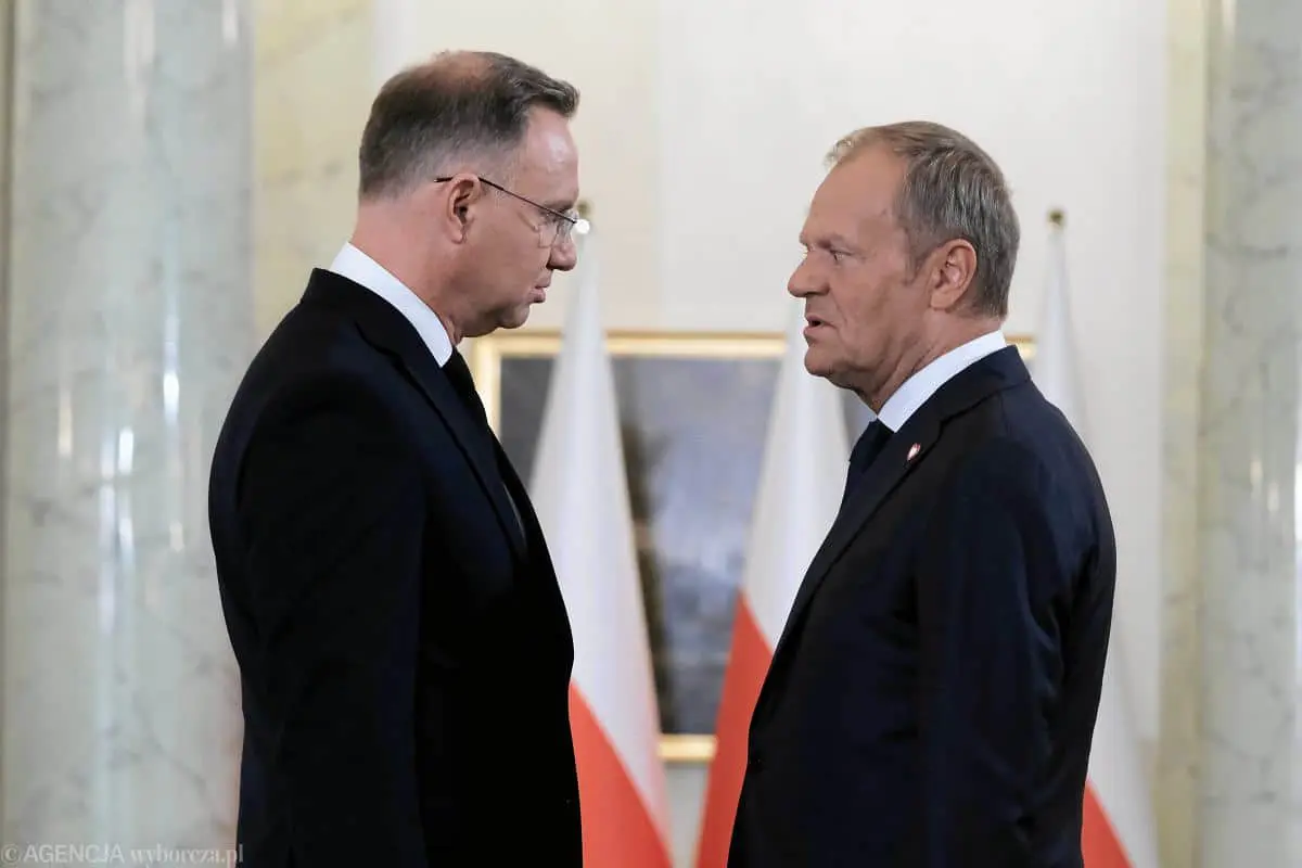 Туск про останні заяви Дуди: завершує свій термін в поганому психологічному стані