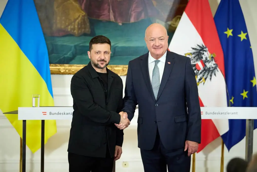 Зеленський розповів про зустріч з канцлером Австрії у Відні