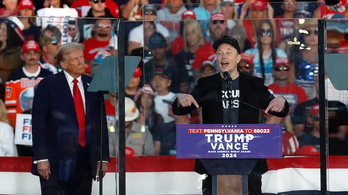 Акції Tesla рухнули після публічного конфлікту Трампа і Маска