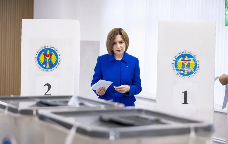 У Молдові порахували понад 99% голосів: партія Санду відчутно відірвалася від конкурентів