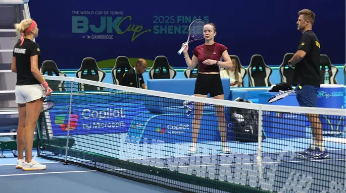 Жіноча збірна України провела перше тренування перед фінальним раундом КБДК