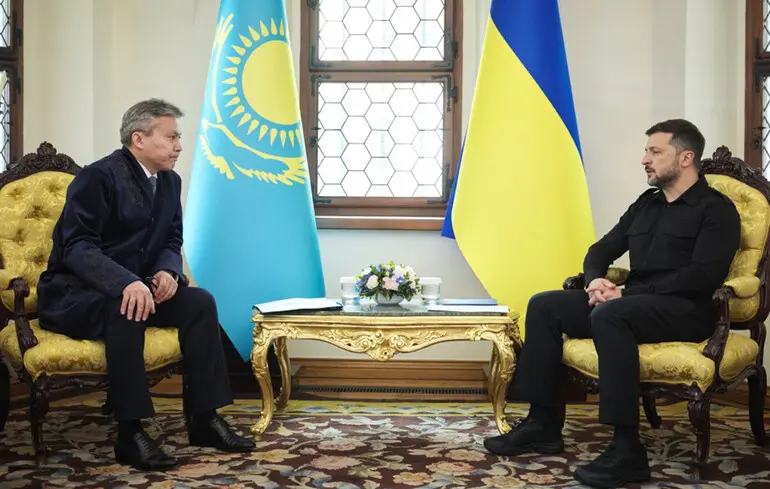 Зеленський прийняв вірчі грамоти нових послів Казахстану та Австрії