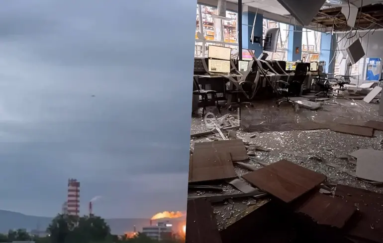 Дрони атакували ключовий хімзавод у Росії