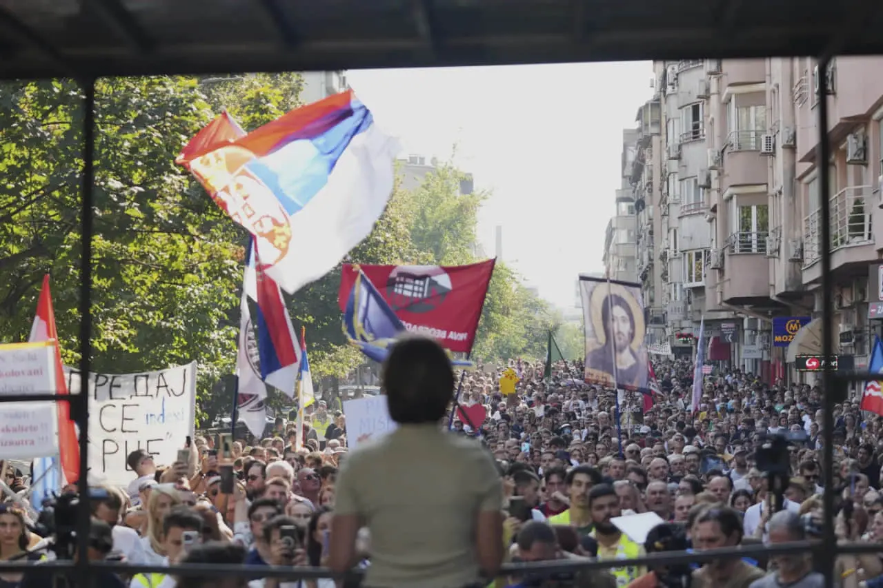 У Белграді пройшов черговий масовий протест