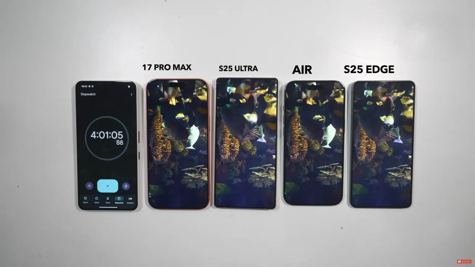 iPhone Air виявився кращим за тонкий Samsung в тесті автономності
