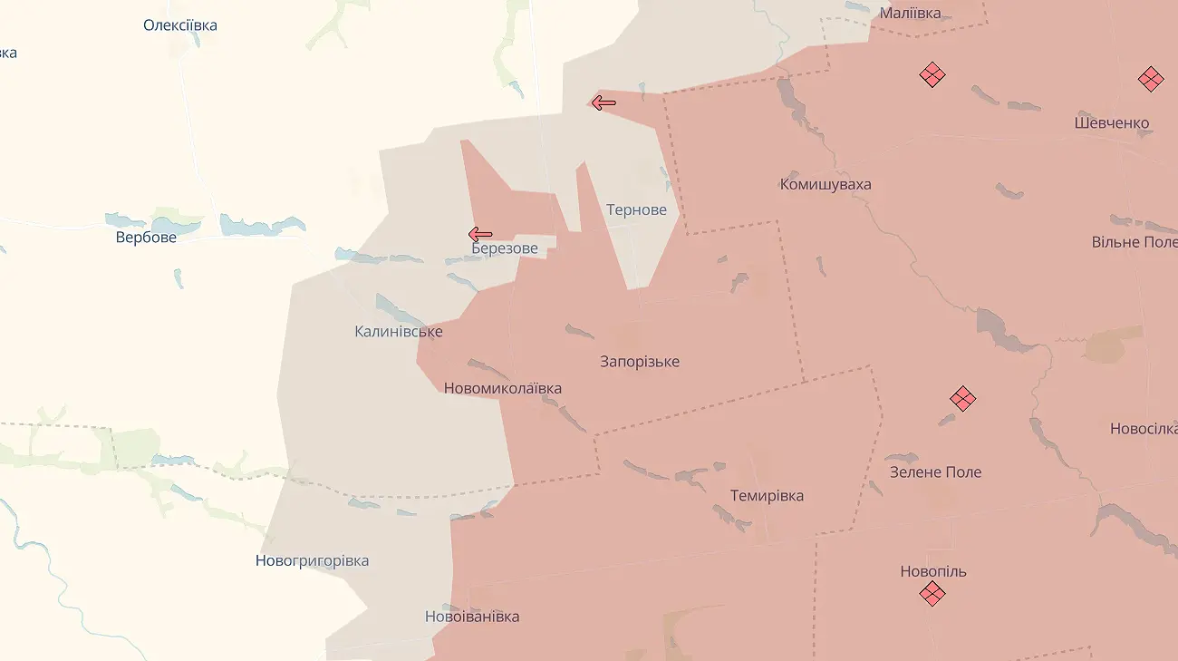 Росіяни просунулися у двох областях, збільшивши зону контролю на 7.8 км&#178; – ЗМІ