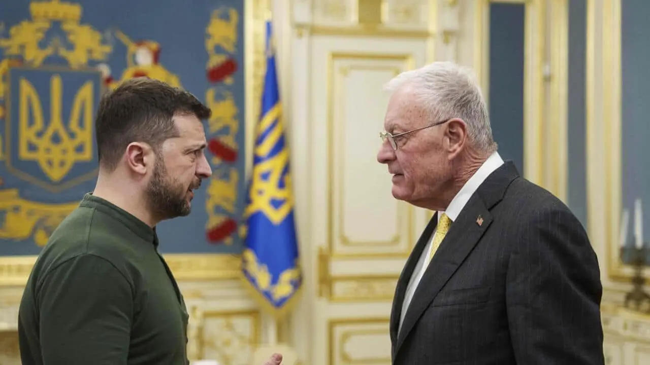 Зеленський проводить зустріч з Келлогом у Римі