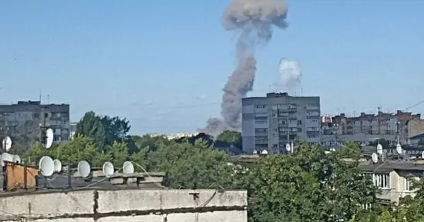 У Житомир стався вибух на заправці (фото, відео)