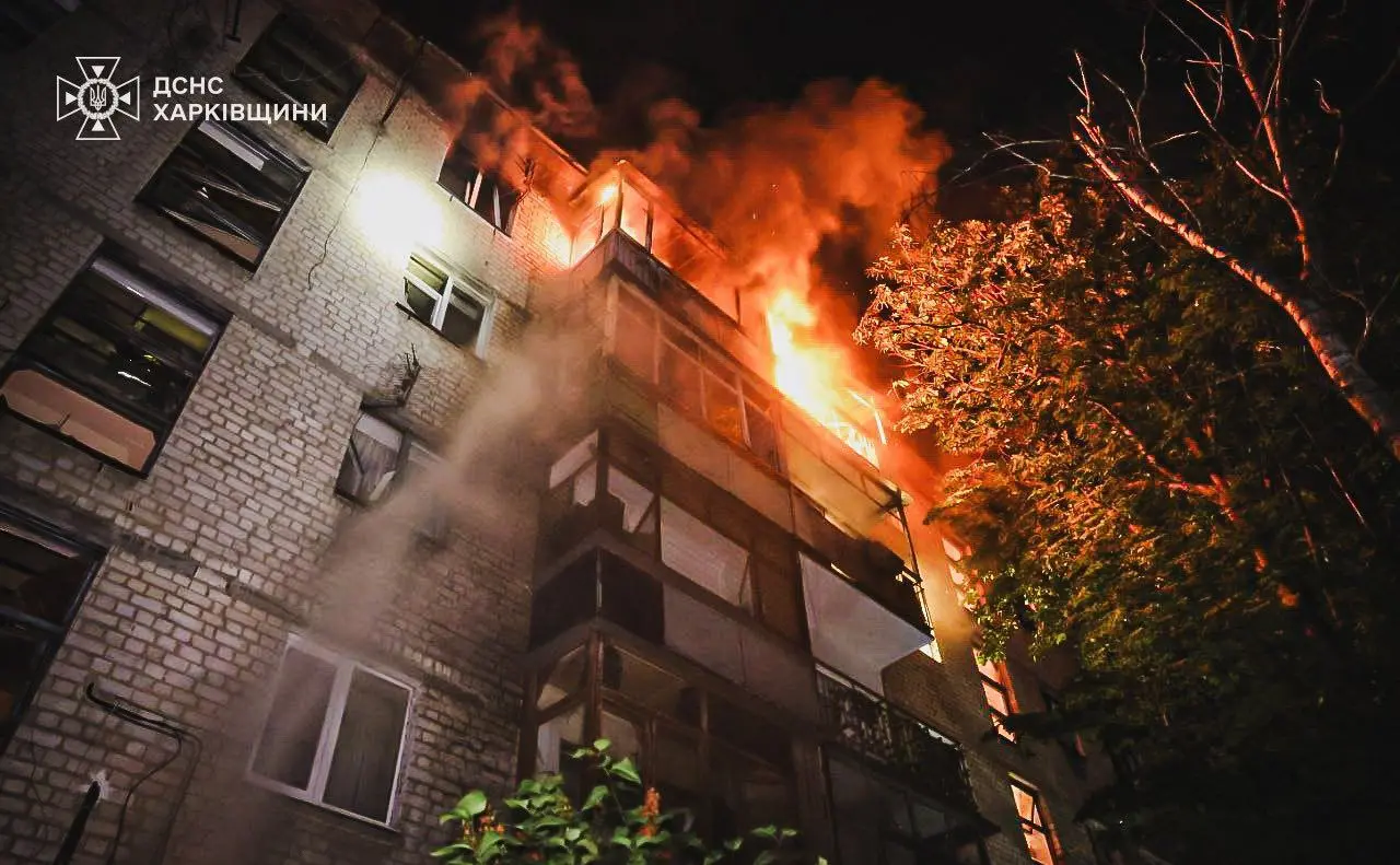 Росіяни знову вночі вдарили по Харкову та Одещині