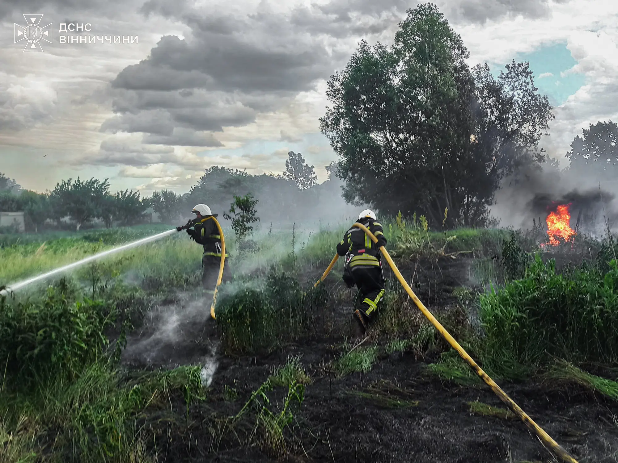 Вчора на Вінниччині сталось десять пожеж на відкритих територіях