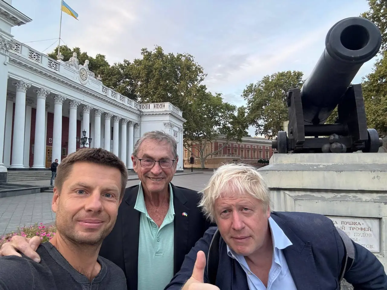 Експрем’єр Великої Британії Джонсон вперше відвідав Одесу