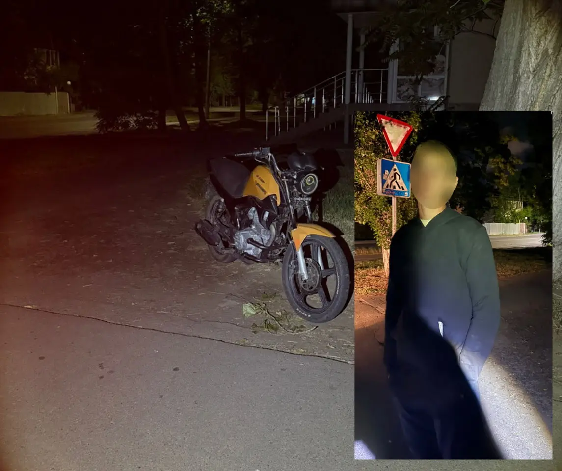 У Вінниці 18-річний мотоцикліст ганяв містом без прав, п’яний і в комендантську