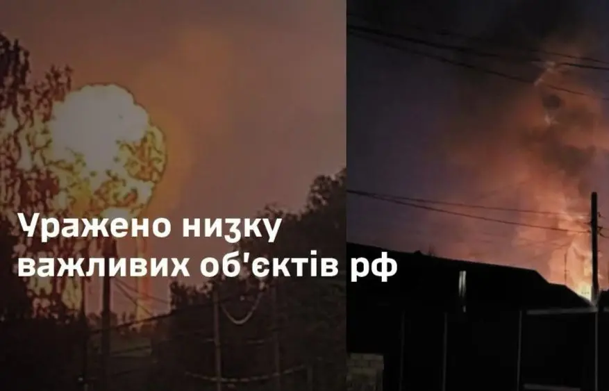 У Генштабі підтвердили ураження низки важливих об’єктів рф