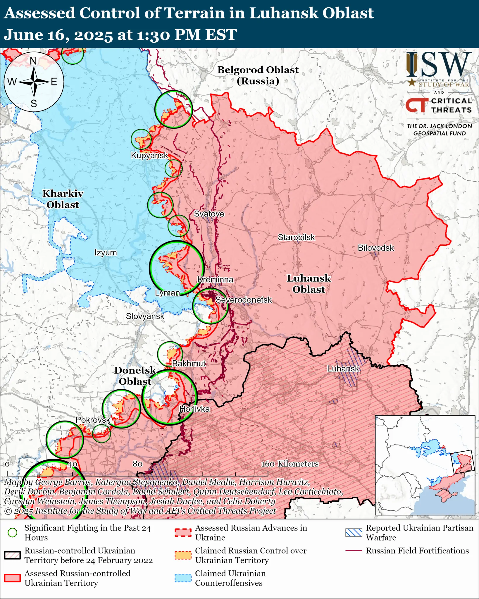 ISW: РФ публікує фейки про свої “перемоги”, тоді як ЗСУ успішно контратакують