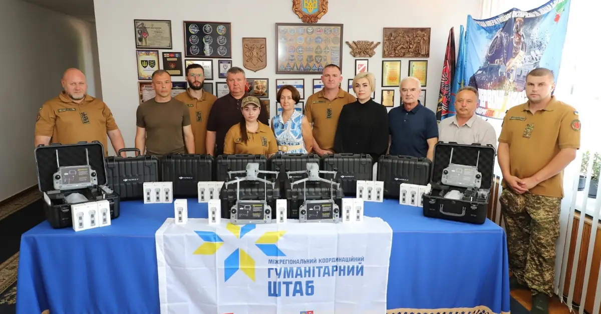 Для однієї з військових частин у Вінниці передали дрони