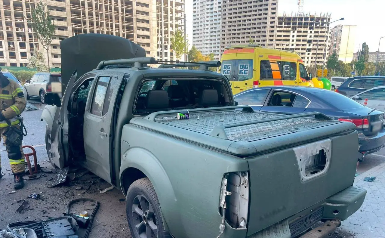 Вибух авто у Києві: постраждав військовослужбовець