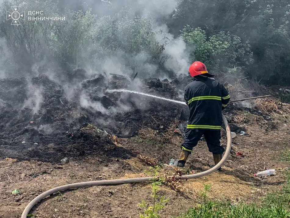На Вінниччині минулої доби ліквідовано 14 пожеж