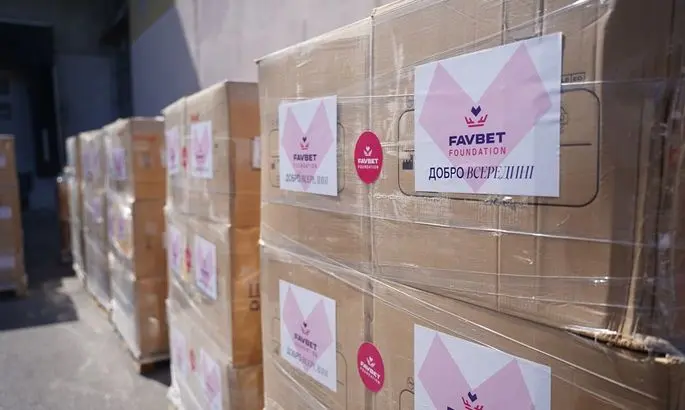 В Украину из Хорватии отправлено 40 тонн гуманитарной помощи при содействии Favbet Foundation