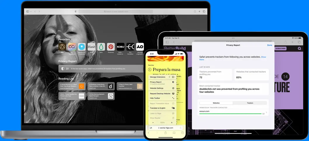 Apple оновлює Safari: новий дизайн, більше приватності та швидкість вища за браузери Windows