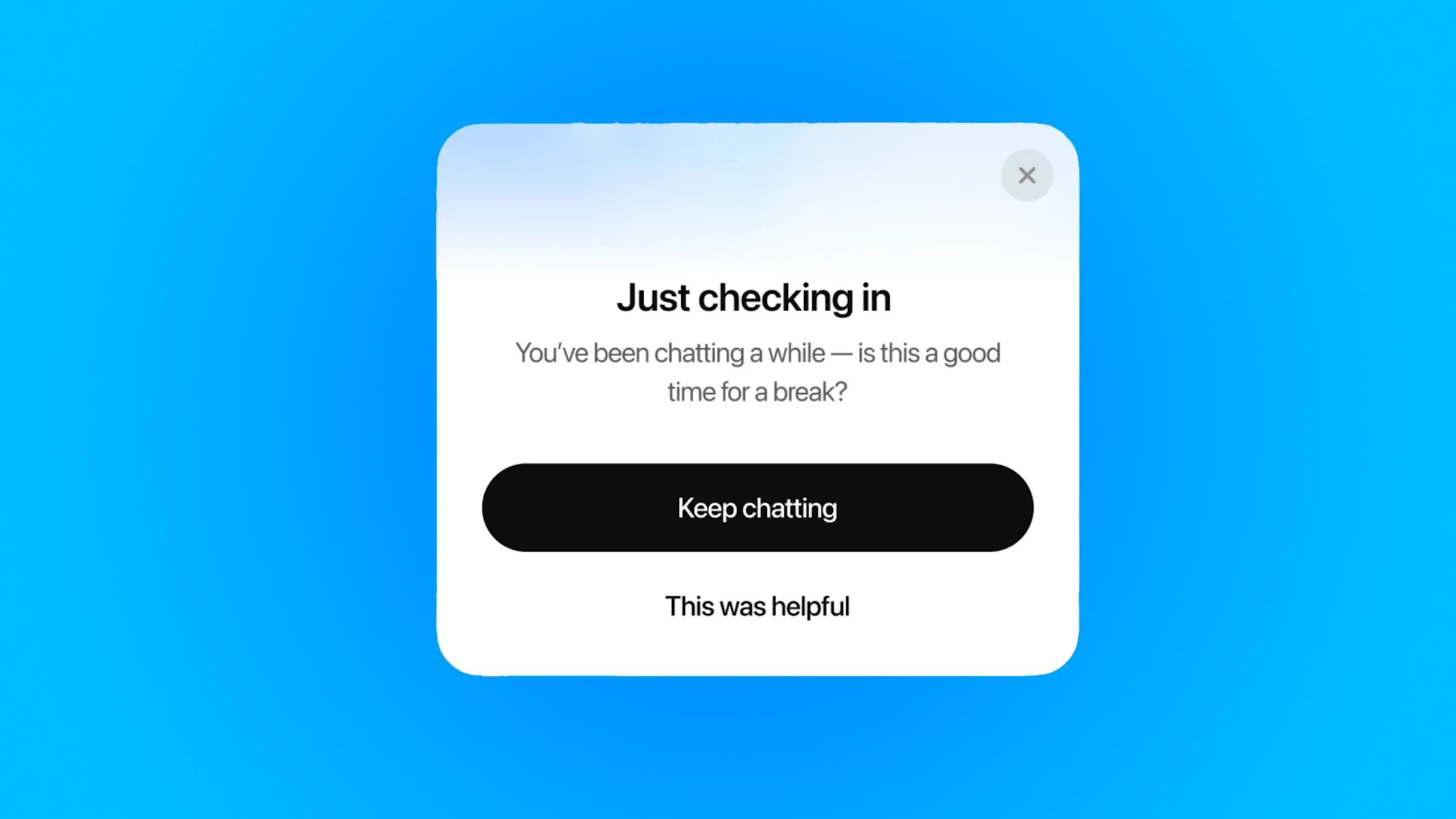 ChatGPT нагадуватиме про необхідність робити перерви