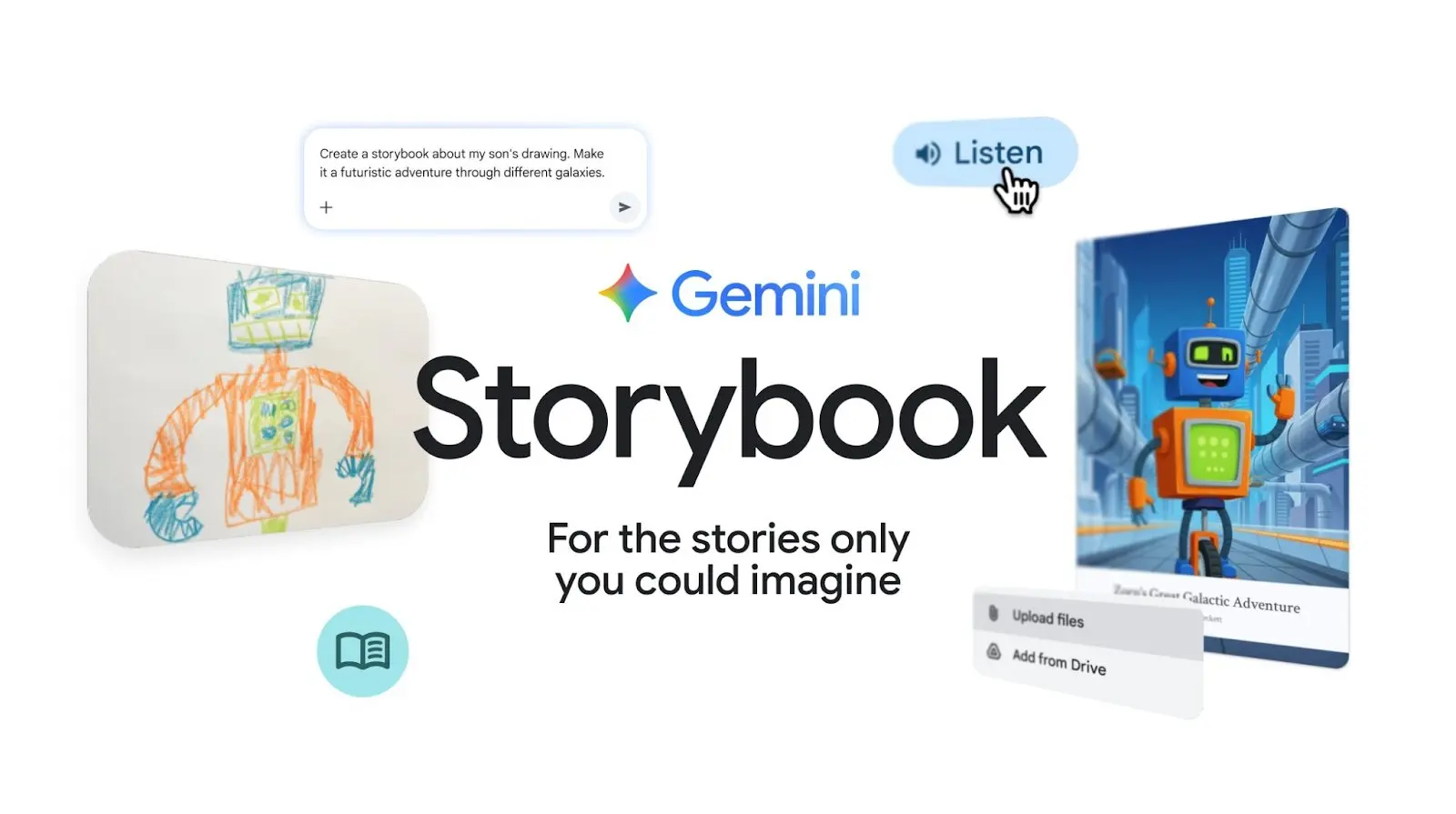 Gemini навчився створювати ілюстровані книги для дітей