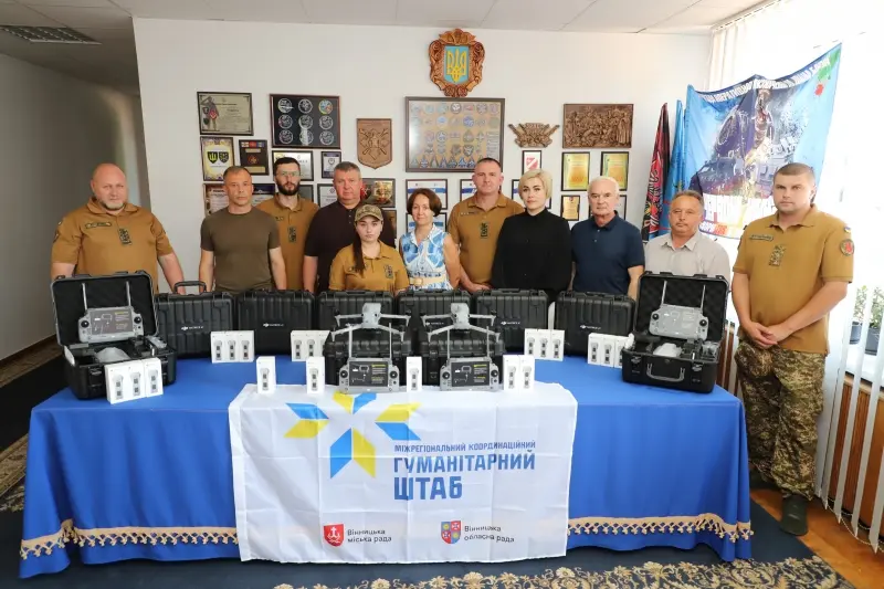 Конкурс обласної Ради «Безпечні стійкі громади»: Калинівська громада передала військовим дрони