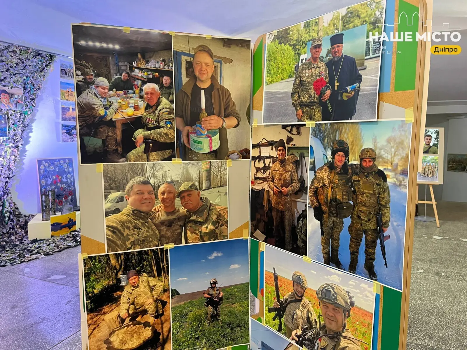У Дніпрі відкрилась виставка «Дякуємо за кожен день життя»