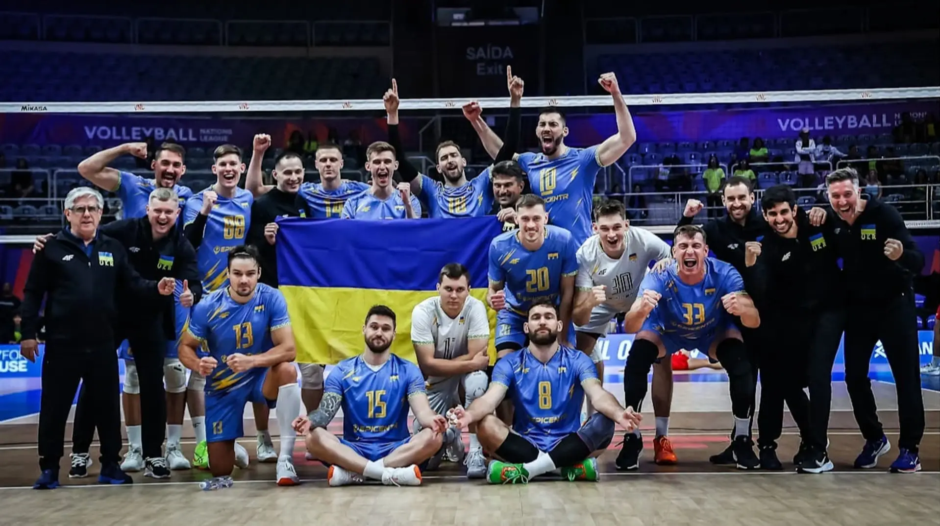 Чоловіча збірна України з волейболу піднялася на одне місце в світовому рейтингу