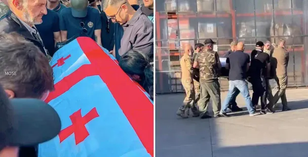В Грузії загиблого воїна, який воював проти РФ, вперше не зустріла почесна варта