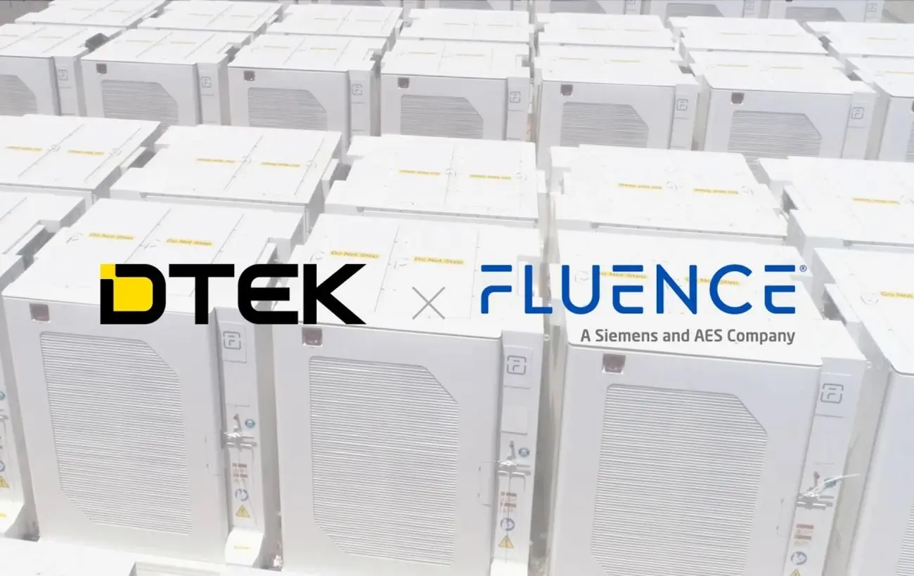 ДТЕК запускає з Fluence одну з найбільших систем накопичення енергії в Східній Європі