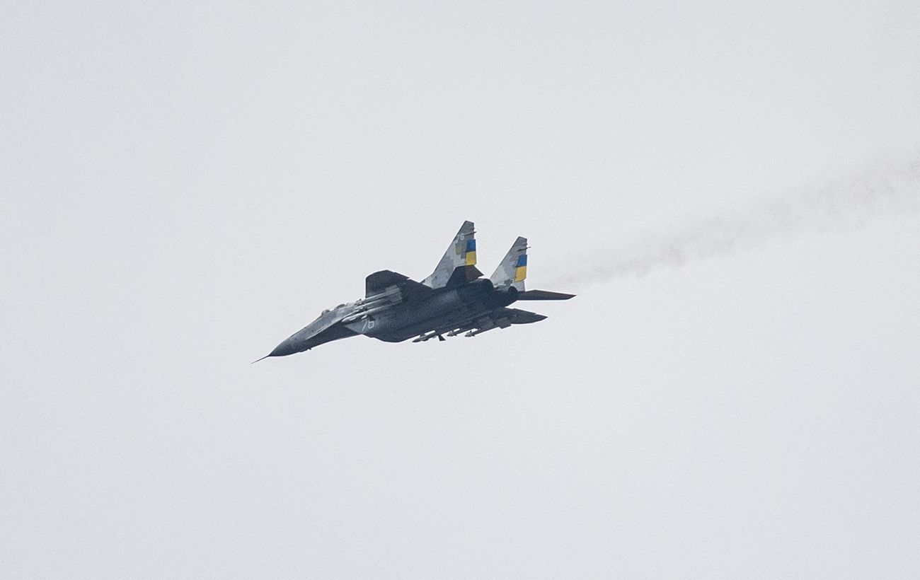 Український МіГ-29 знищує "Шахед": льотчик показав відео нічного бою