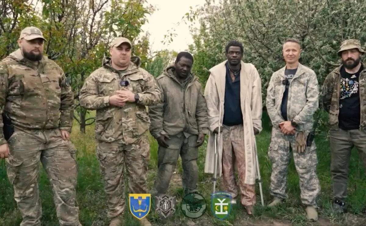 Українські військові взяли в полон двох камерунців: як вони опинилися на війні