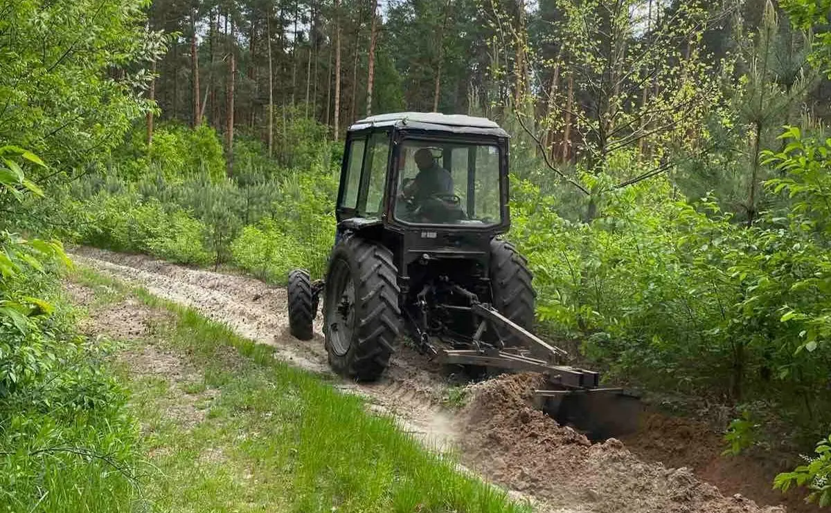 У Києві оновлюють мінералізовані смуги в лісових масивах