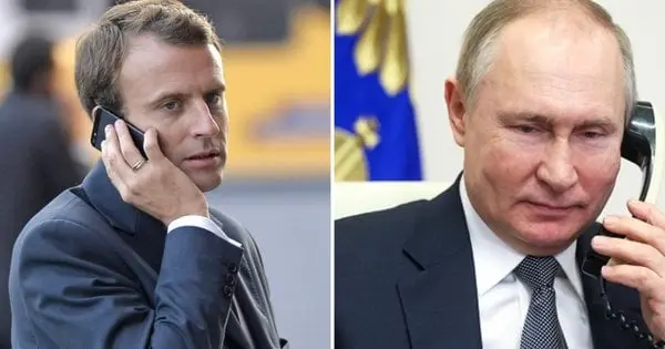 Макрон вперше з 2022 року провів телефонну розмову з Путіним