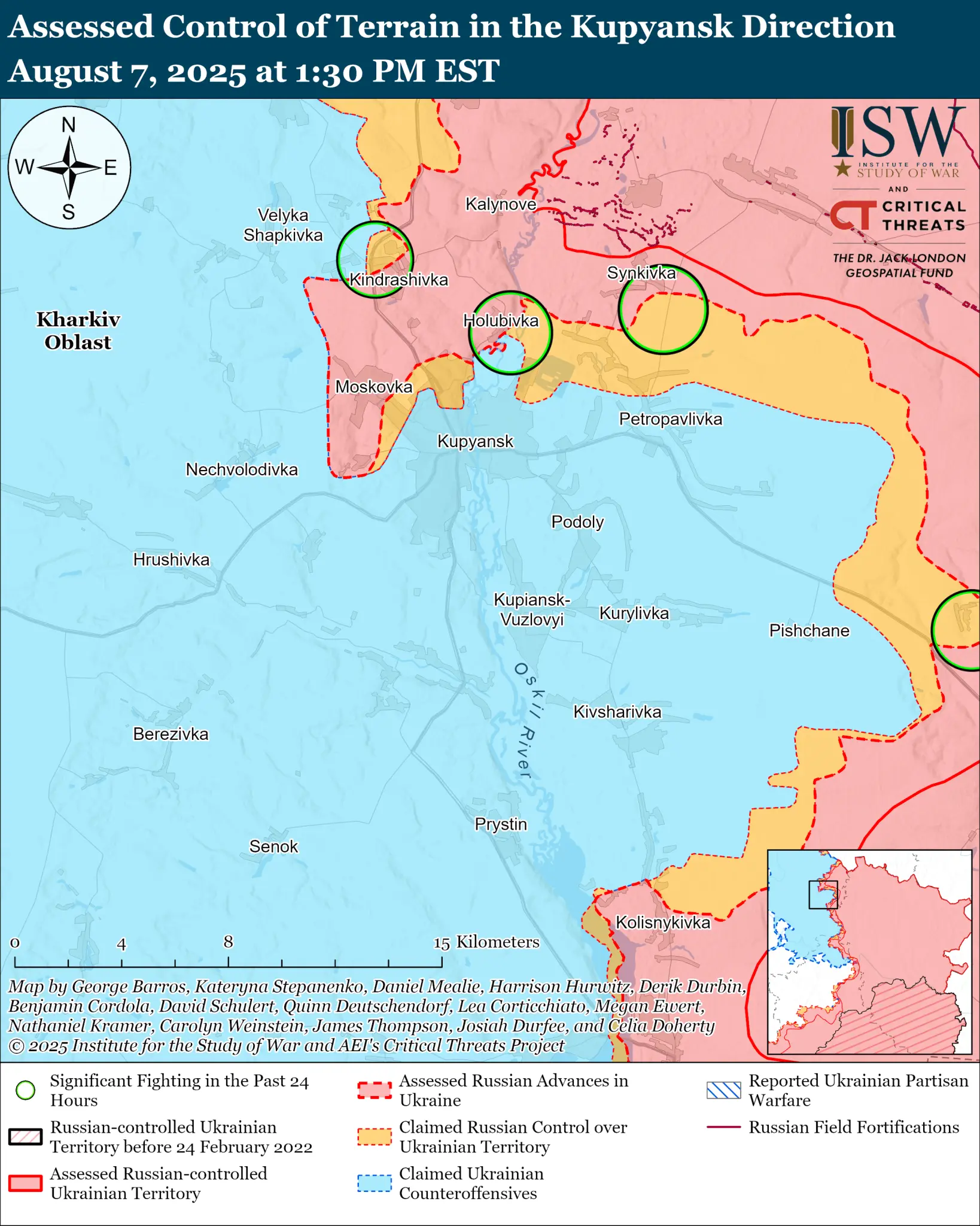 ISW: двох військових РФ бачили у Соболівці біля Куп’янська – чи захопили село