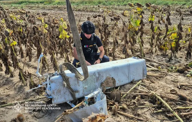 На Київщині знайшли ракету, яка не розірвалася: у ДСНС показали, що з нею зробили