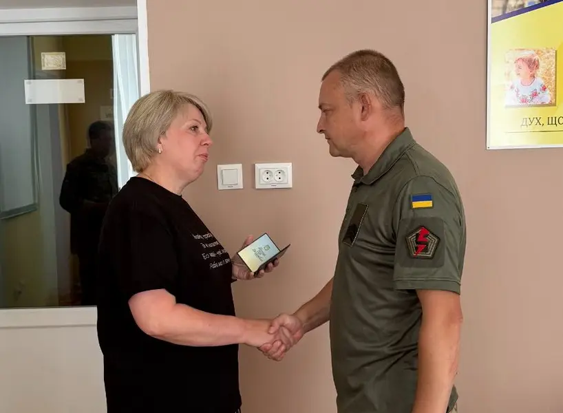 Бойовий медик із Вінниччини отримав відзнаку «За збережене життя»