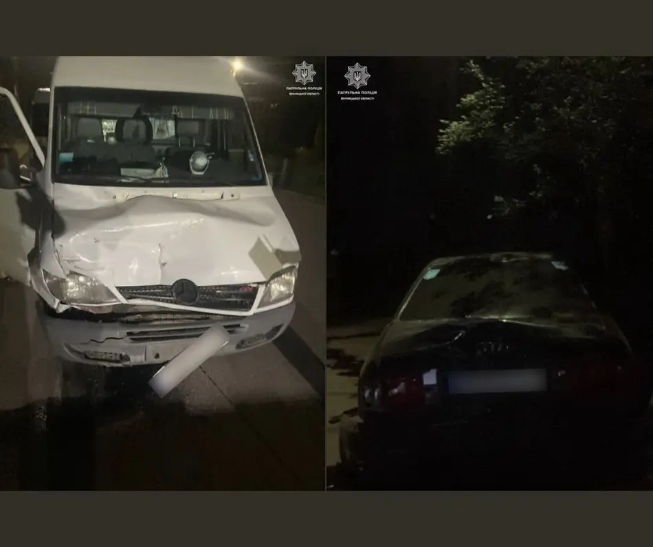 П'яний водій Mercedes-Benz «влетів» у припаркований Audi