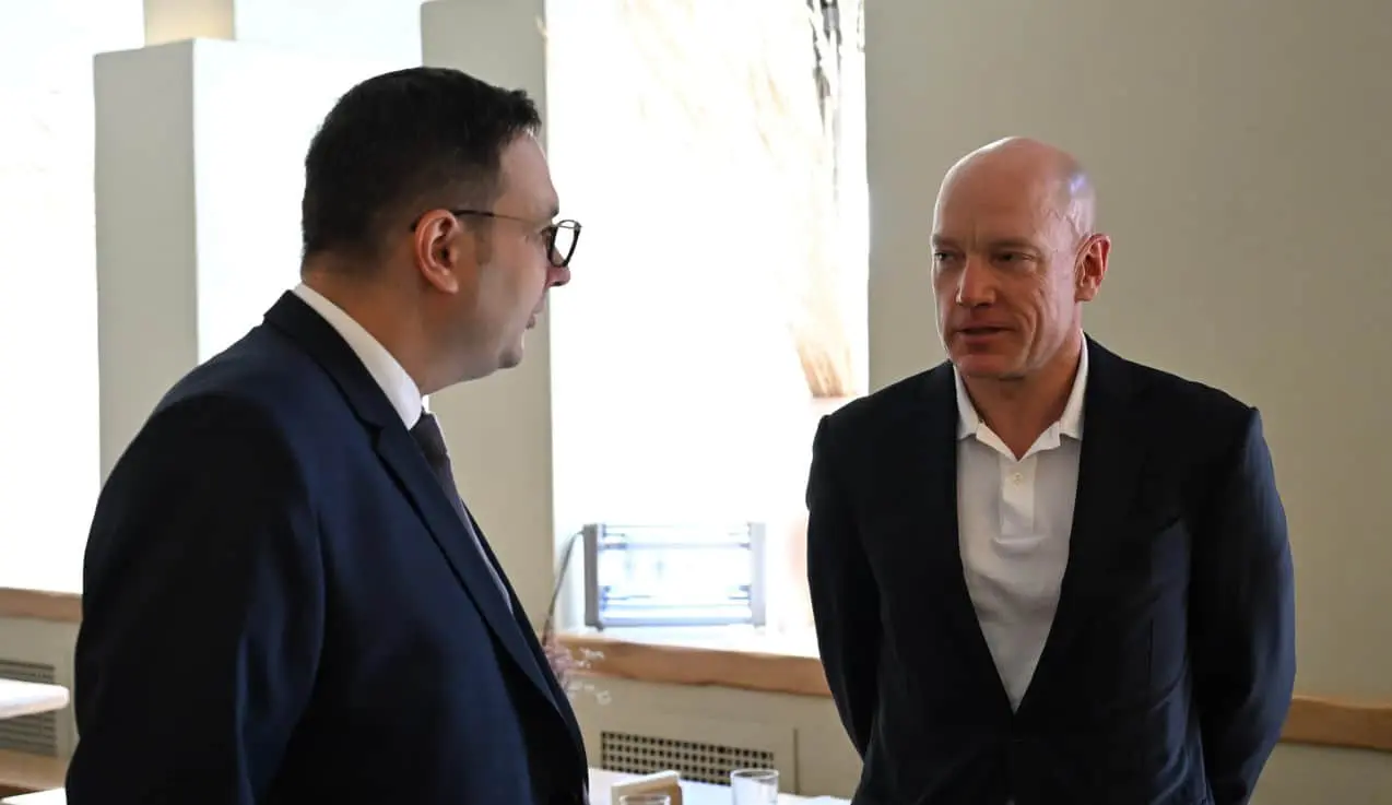Зустріч міністра закордонних справ Чехії з Томашем Фіалою в Україні