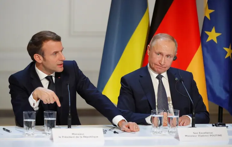 Нові заяви Макрона щодо України та переговорів з Росією