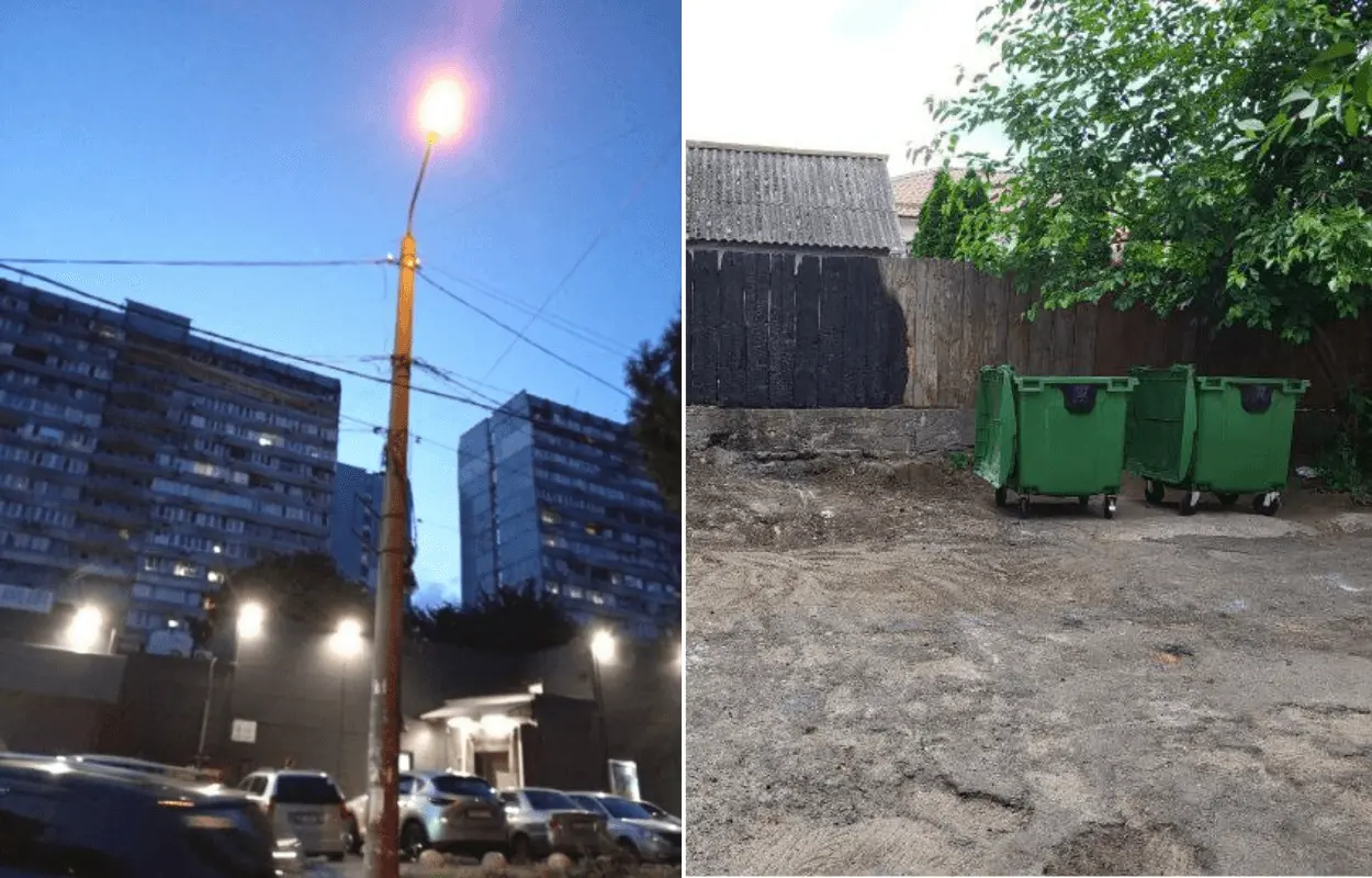 У Дніпрі продовжують прибирати сміття та відновлювати вуличне освітлення за заявками містян